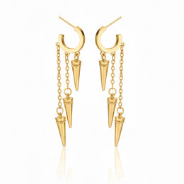 Élyseé Pyramid Spike Earrings
