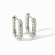 Cynthia Classic Oval Hoop Earrings