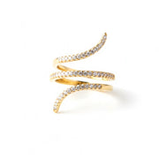 Amorée Sparkle Snake Ring